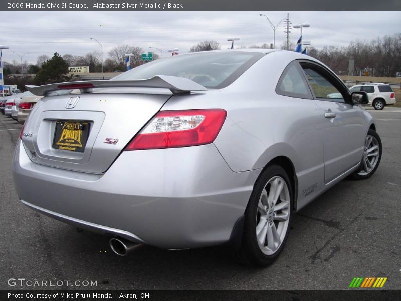 Alabaster Silver Metallic / Black 2006 Honda Civic Si Coupe