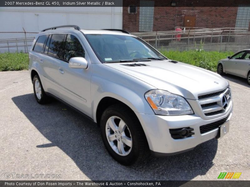 Iridium Silver Metallic / Black 2007 Mercedes-Benz GL 450