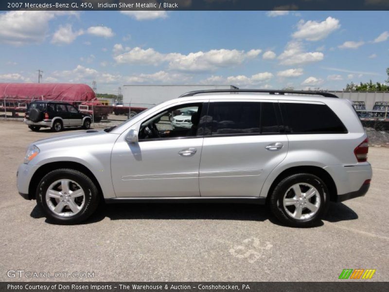 Iridium Silver Metallic / Black 2007 Mercedes-Benz GL 450