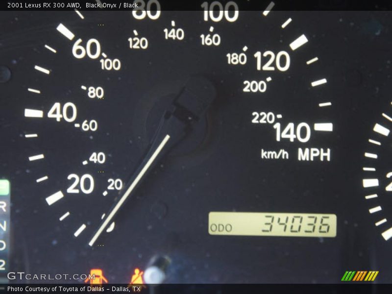 Black Onyx / Black 2001 Lexus RX 300 AWD
