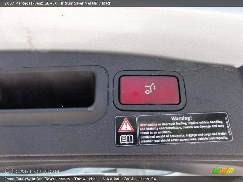 Iridium Silver Metallic / Black 2007 Mercedes-Benz GL 450