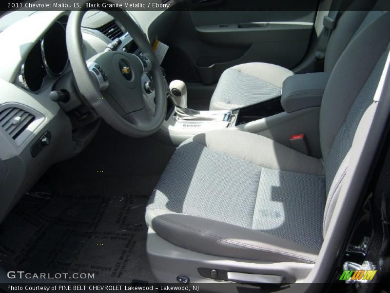 Black Granite Metallic / Ebony 2011 Chevrolet Malibu LS