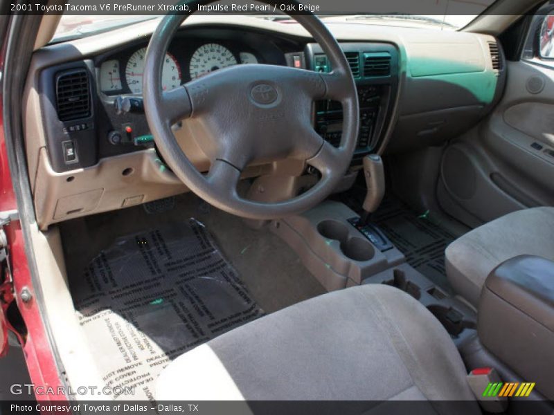 Impulse Red Pearl / Oak Beige 2001 Toyota Tacoma V6 PreRunner Xtracab