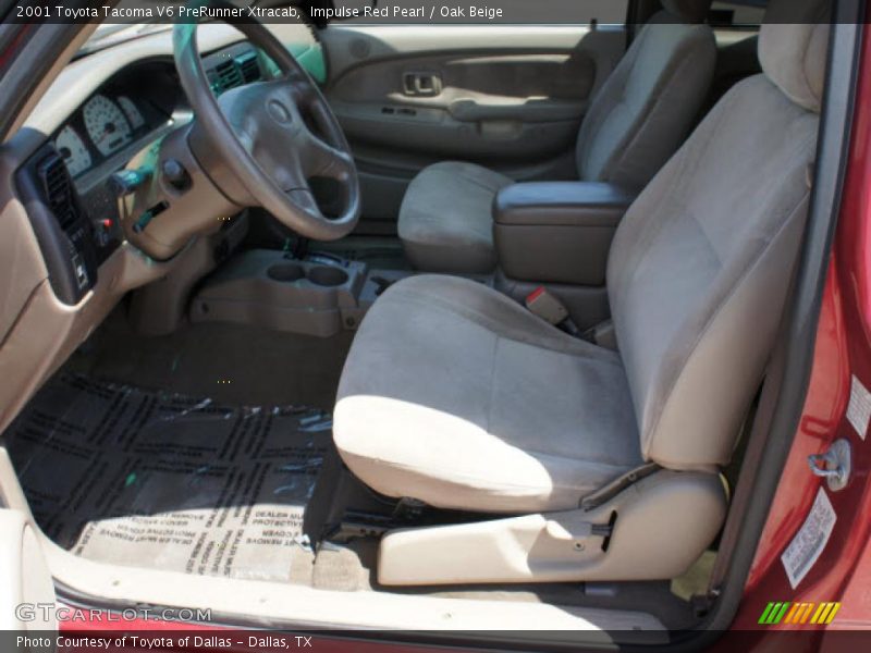 Impulse Red Pearl / Oak Beige 2001 Toyota Tacoma V6 PreRunner Xtracab