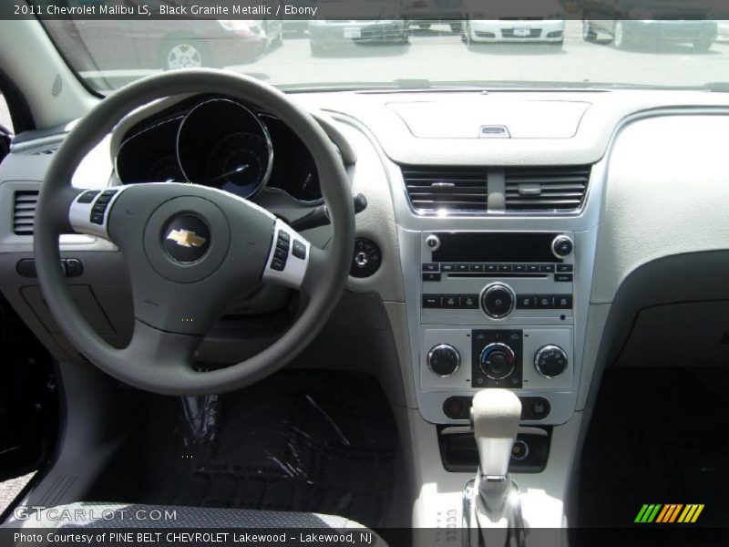 Black Granite Metallic / Ebony 2011 Chevrolet Malibu LS