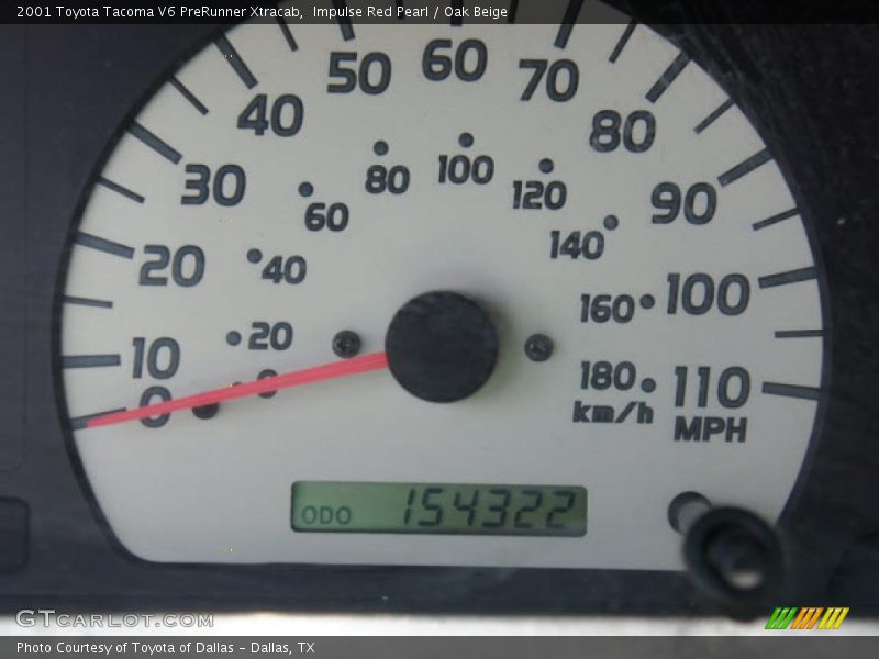 Impulse Red Pearl / Oak Beige 2001 Toyota Tacoma V6 PreRunner Xtracab