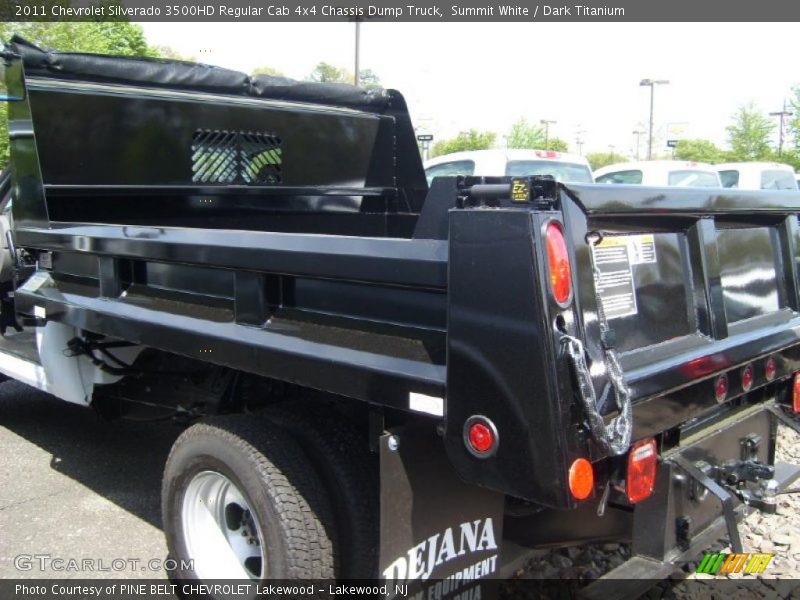 Summit White / Dark Titanium 2011 Chevrolet Silverado 3500HD Regular Cab 4x4 Chassis Dump Truck
