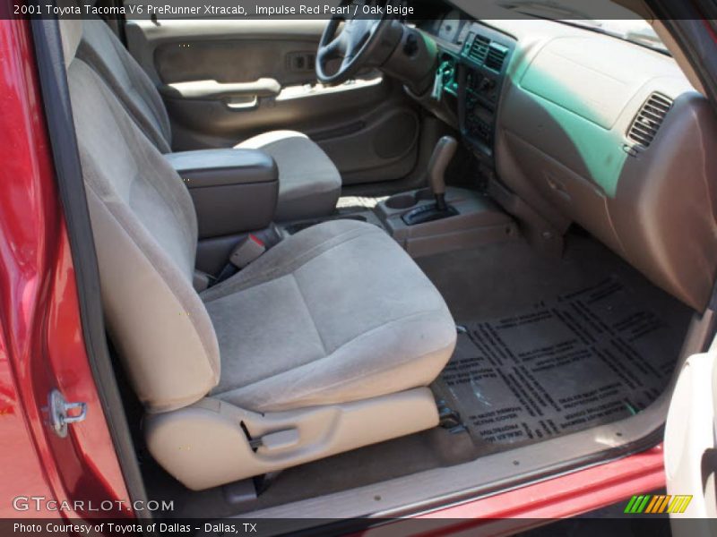 Impulse Red Pearl / Oak Beige 2001 Toyota Tacoma V6 PreRunner Xtracab