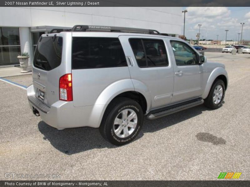 Silver Lightning / Desert 2007 Nissan Pathfinder LE