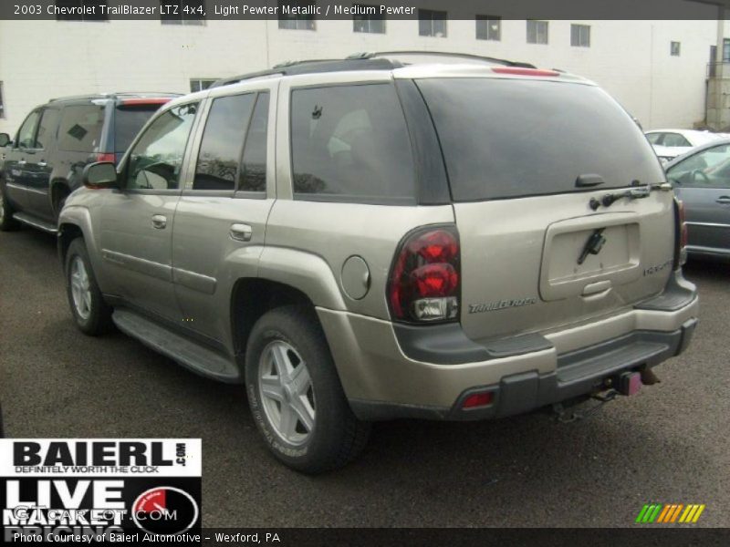 Light Pewter Metallic / Medium Pewter 2003 Chevrolet TrailBlazer LTZ 4x4