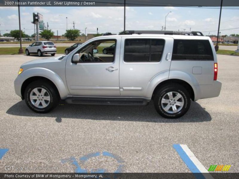 Silver Lightning / Desert 2007 Nissan Pathfinder LE