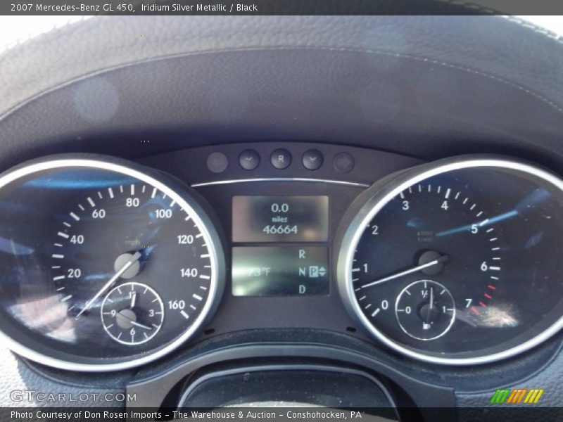Iridium Silver Metallic / Black 2007 Mercedes-Benz GL 450