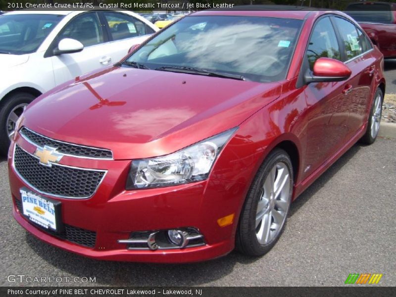 Crystal Red Metallic Tintcoat / Jet Black Leather 2011 Chevrolet Cruze LTZ/RS