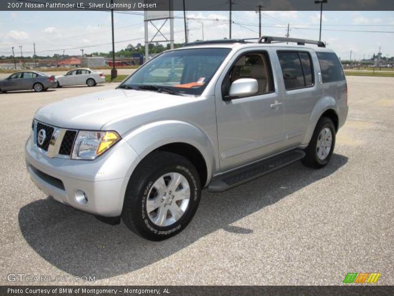 Silver Lightning / Desert 2007 Nissan Pathfinder LE