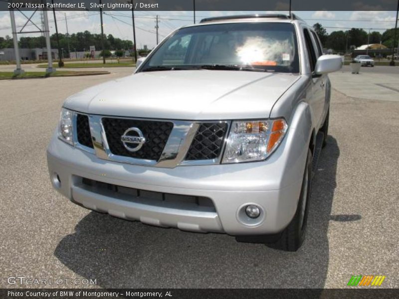 Silver Lightning / Desert 2007 Nissan Pathfinder LE