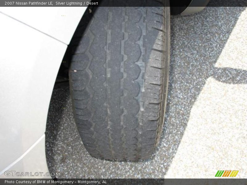 Silver Lightning / Desert 2007 Nissan Pathfinder LE
