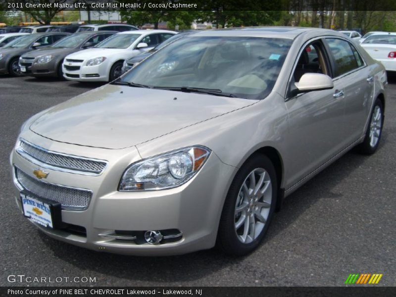 Gold Mist Metallic / Cocoa/Cashmere 2011 Chevrolet Malibu LTZ