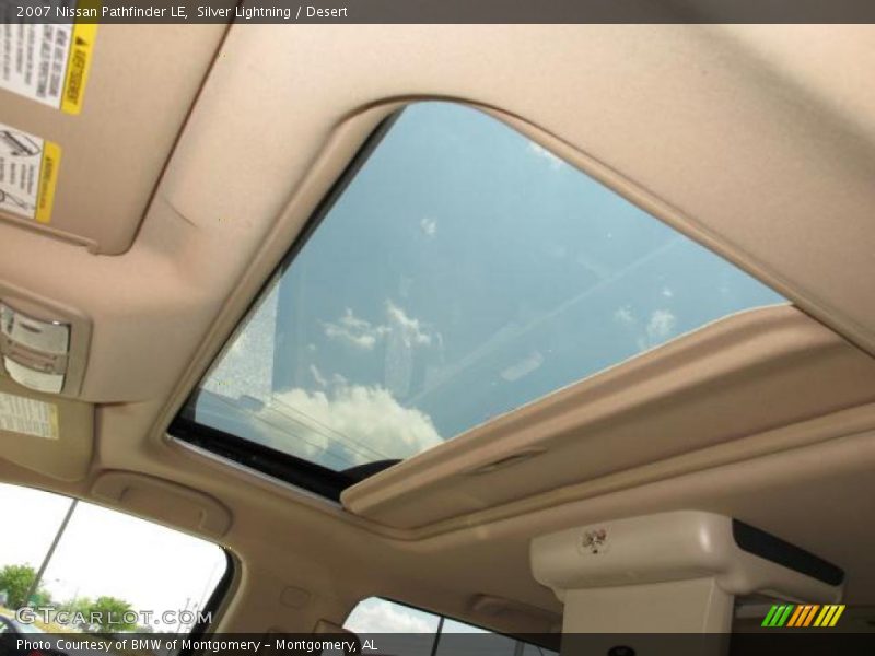 Silver Lightning / Desert 2007 Nissan Pathfinder LE