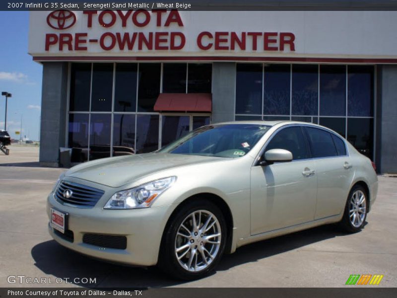 Serengeti Sand Metallic / Wheat Beige 2007 Infiniti G 35 Sedan