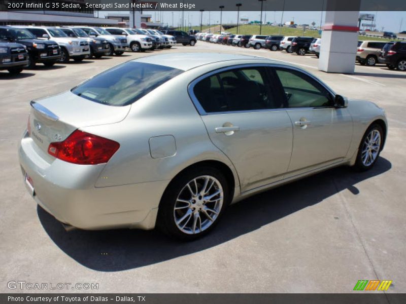 Serengeti Sand Metallic / Wheat Beige 2007 Infiniti G 35 Sedan