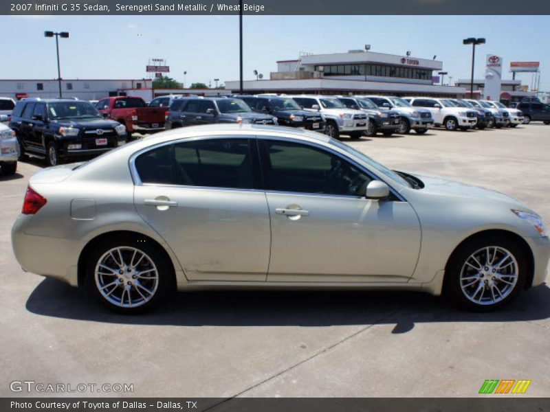 Serengeti Sand Metallic / Wheat Beige 2007 Infiniti G 35 Sedan
