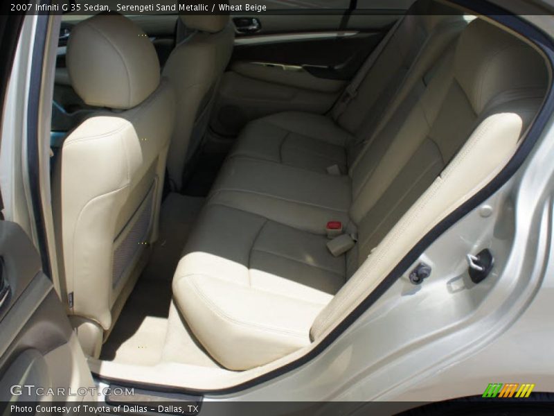 Serengeti Sand Metallic / Wheat Beige 2007 Infiniti G 35 Sedan