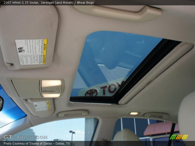 Serengeti Sand Metallic / Wheat Beige 2007 Infiniti G 35 Sedan