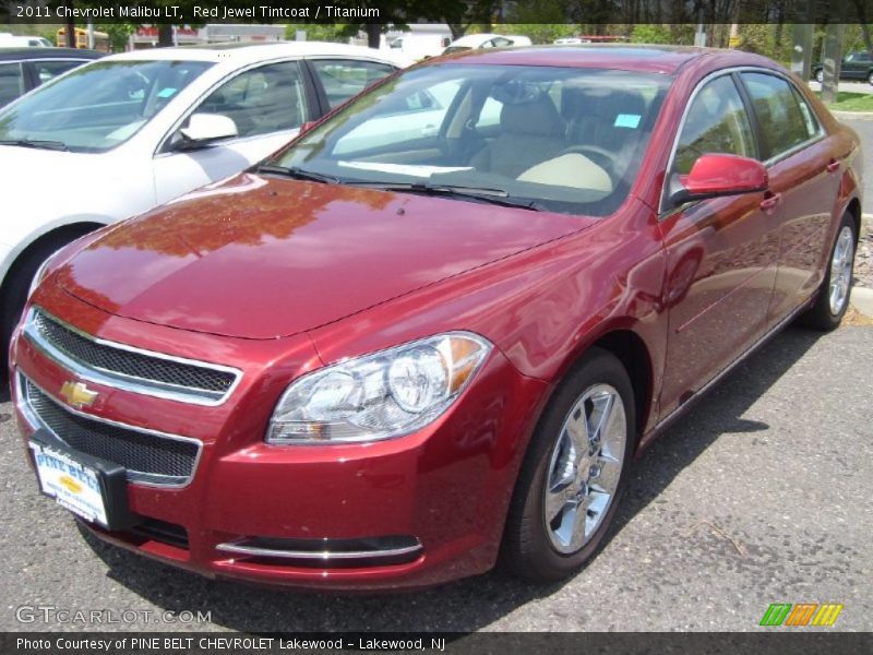 Red Jewel Tintcoat / Titanium 2011 Chevrolet Malibu LT