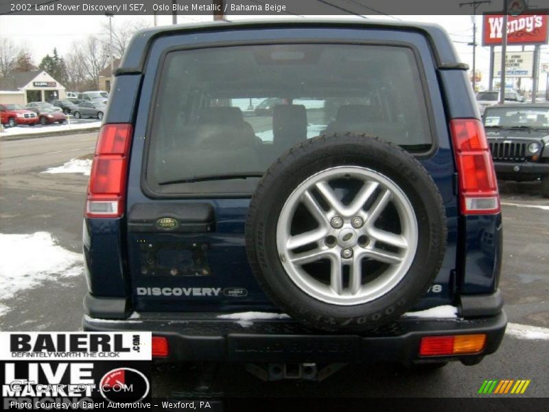 Oslo Blue Metallic / Bahama Beige 2002 Land Rover Discovery II SE7