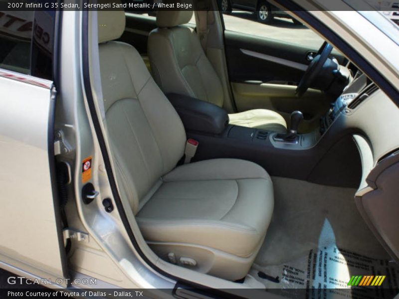 Serengeti Sand Metallic / Wheat Beige 2007 Infiniti G 35 Sedan