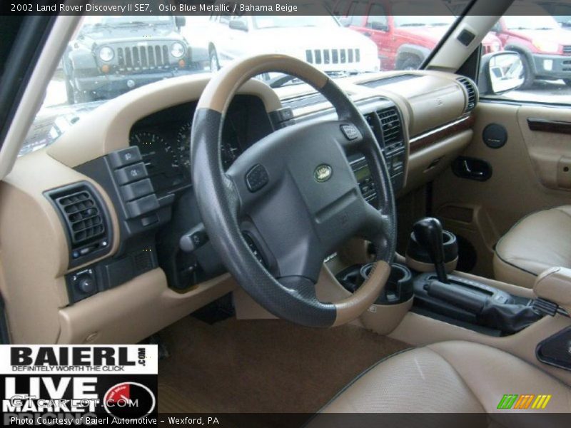 Oslo Blue Metallic / Bahama Beige 2002 Land Rover Discovery II SE7