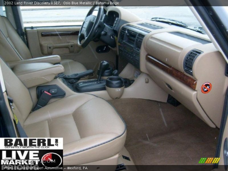 Oslo Blue Metallic / Bahama Beige 2002 Land Rover Discovery II SE7