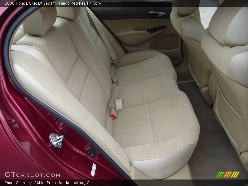 Tango Red Pearl / Ivory 2006 Honda Civic LX Sedan