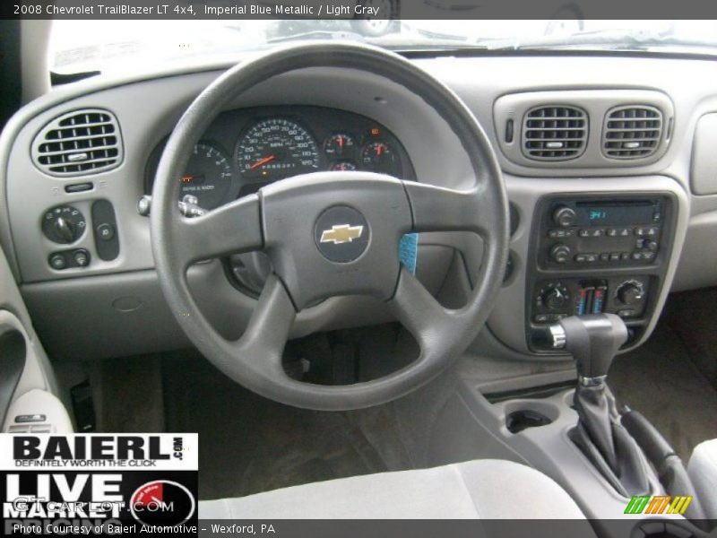 Imperial Blue Metallic / Light Gray 2008 Chevrolet TrailBlazer LT 4x4