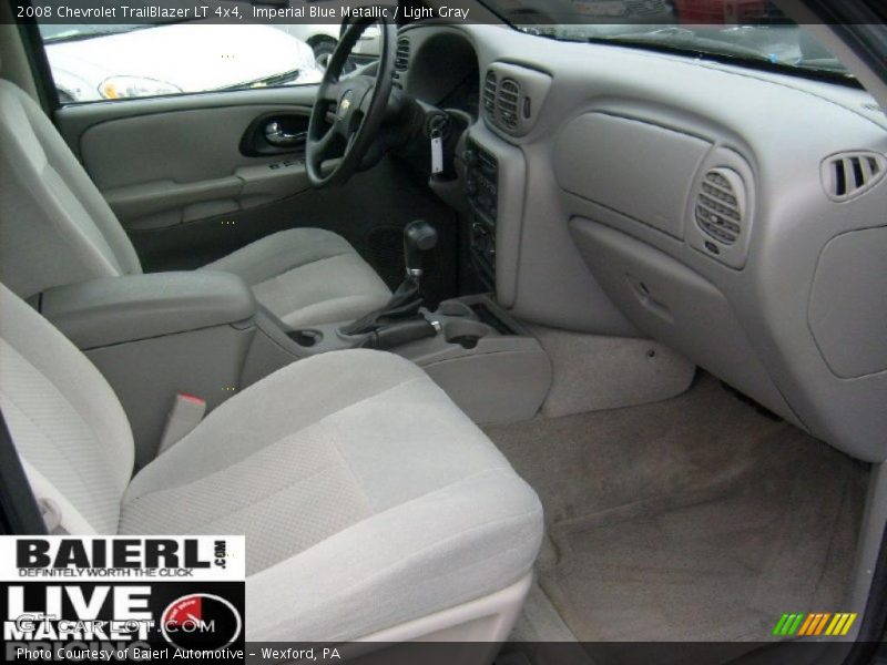 Imperial Blue Metallic / Light Gray 2008 Chevrolet TrailBlazer LT 4x4