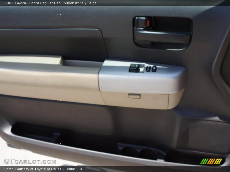 Super White / Beige 2007 Toyota Tundra Regular Cab