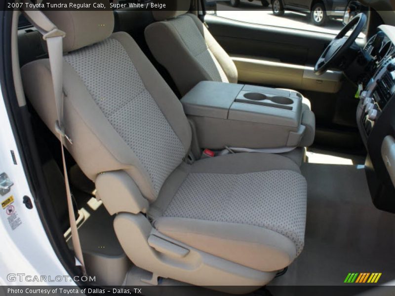 Super White / Beige 2007 Toyota Tundra Regular Cab