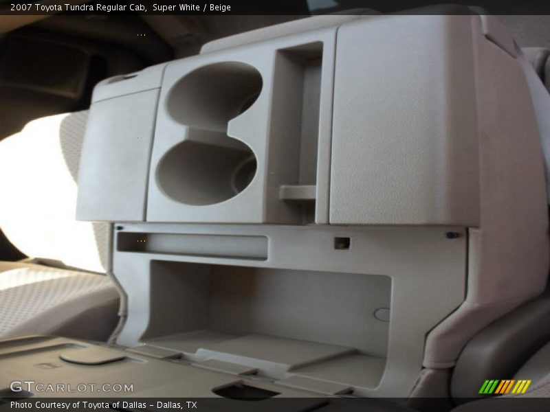 Super White / Beige 2007 Toyota Tundra Regular Cab