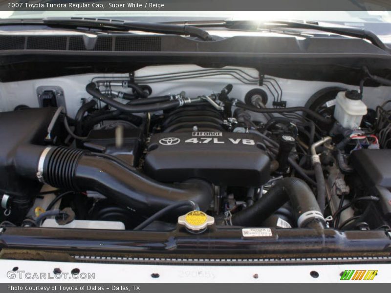  2007 Tundra Regular Cab Engine - 4.7L DOHC 32V i-Force VVT-i V8