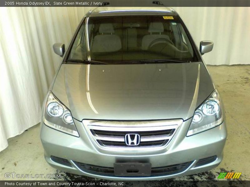 Slate Green Metallic / Ivory 2005 Honda Odyssey EX