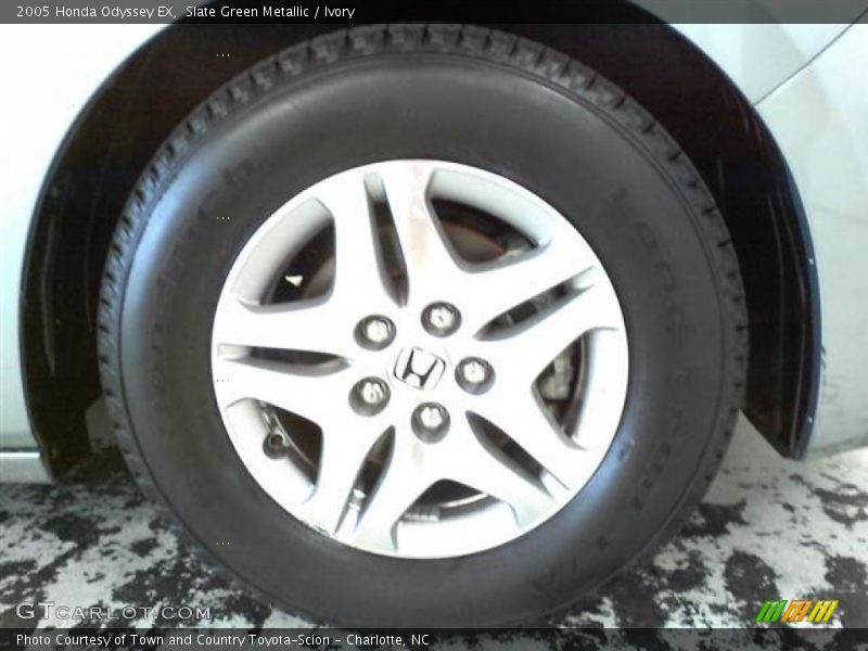 Slate Green Metallic / Ivory 2005 Honda Odyssey EX