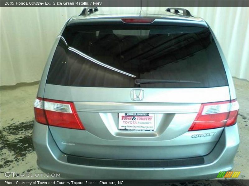 Slate Green Metallic / Ivory 2005 Honda Odyssey EX