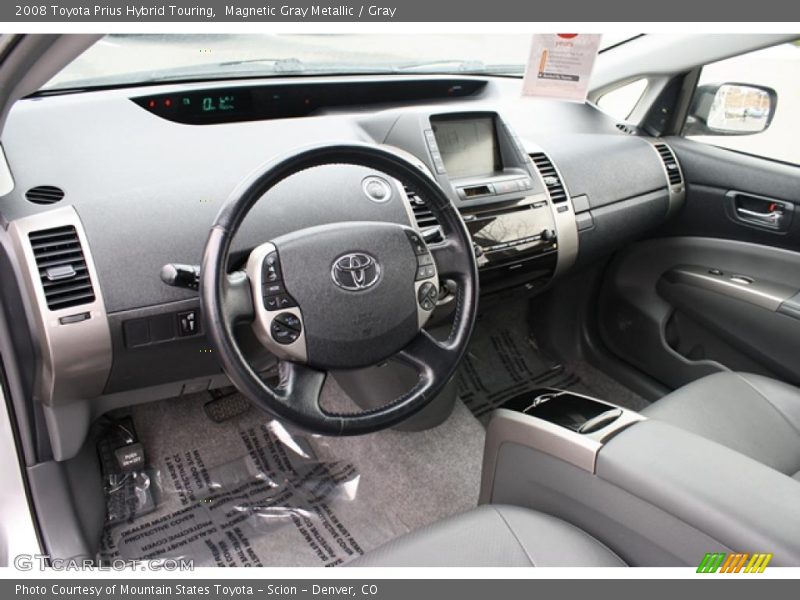  2008 Prius Hybrid Touring Gray Interior