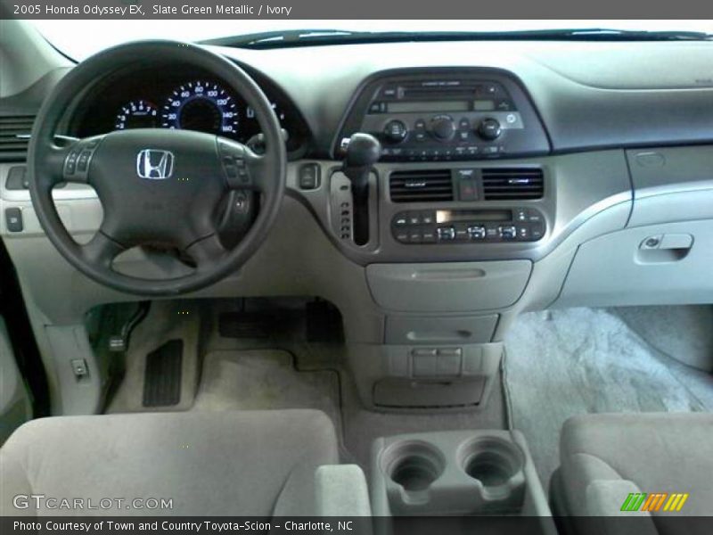 Slate Green Metallic / Ivory 2005 Honda Odyssey EX