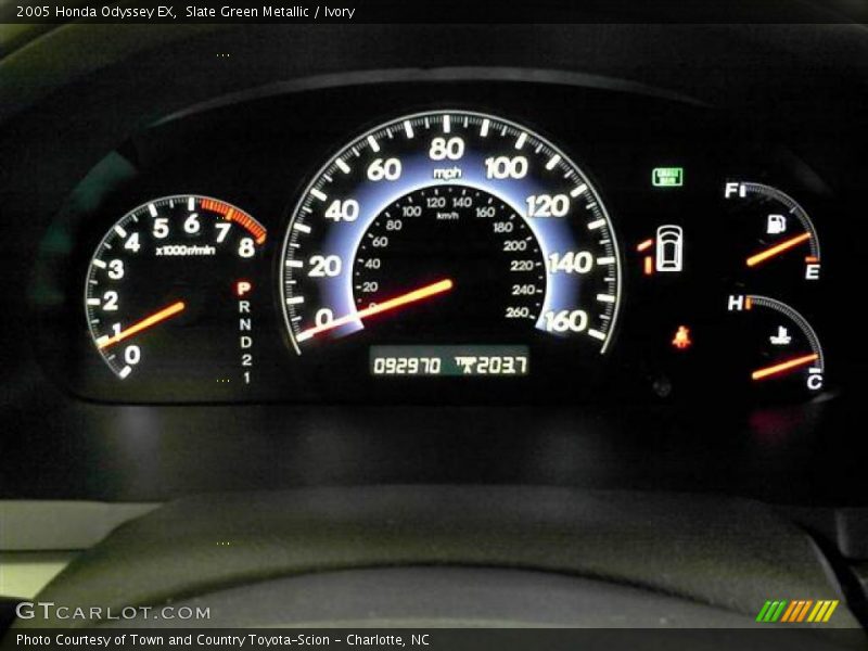 Slate Green Metallic / Ivory 2005 Honda Odyssey EX