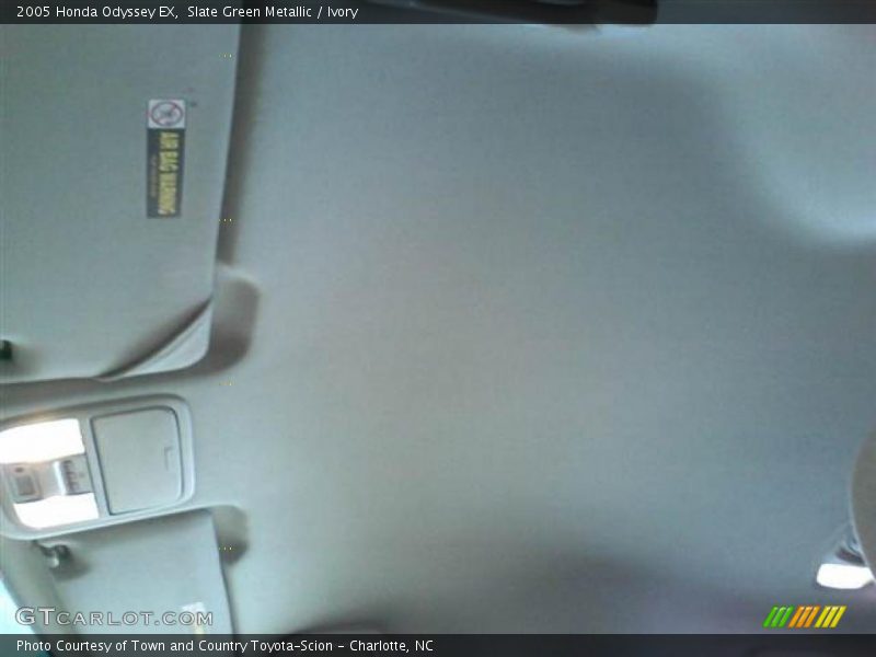 Slate Green Metallic / Ivory 2005 Honda Odyssey EX