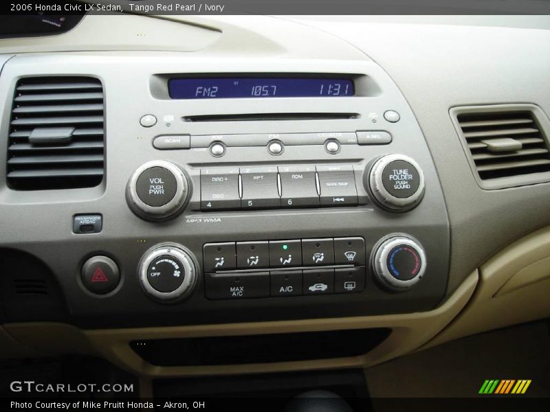 Tango Red Pearl / Ivory 2006 Honda Civic LX Sedan