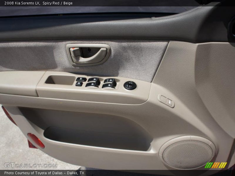 Spicy Red / Beige 2008 Kia Sorento LX