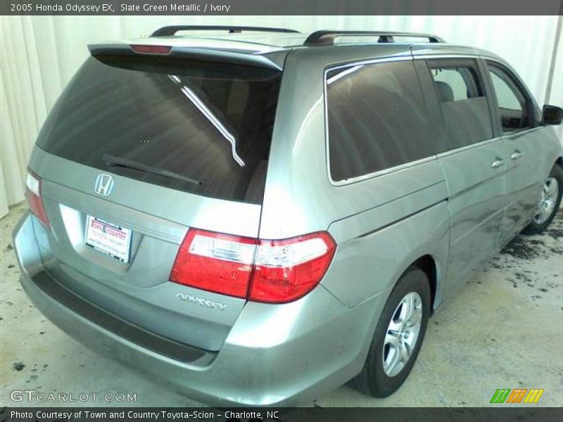 Slate Green Metallic / Ivory 2005 Honda Odyssey EX