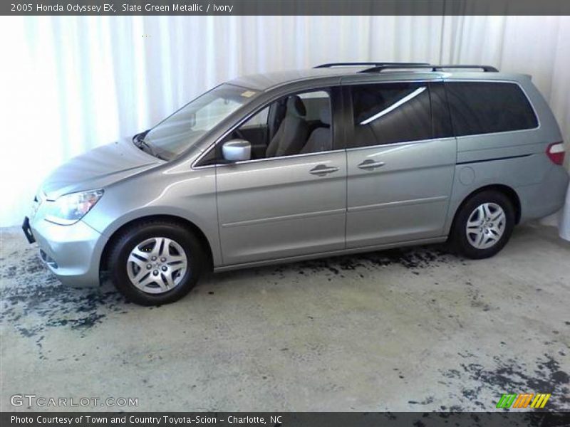 Slate Green Metallic / Ivory 2005 Honda Odyssey EX
